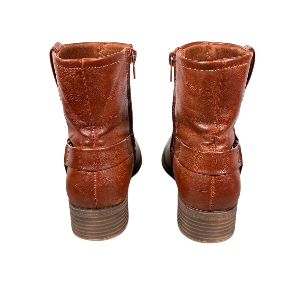 FRYE Elodie Moto Harness Buckle Ankle Boots - Picture 6 of 9